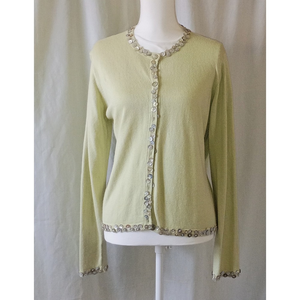 Regencycore Parisian Chic Silk Mermaidcore Pastel Ballet Core Cardigan Large